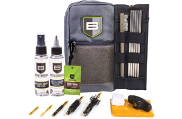 Image of Breakthrough Clean Technologies Nylon Pouch with Molle - Stainless Steel Rod Cleaning Kit, Gray, .223 Caliber/5.56mm, BT-LOC-223-GRY
