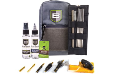 Image of Breakthrough Clean Technologies Nylon Pouch with Molle - Stainless Steel Rod Cleaning Kit, Gray, .30 Caliber/7.62mm, BT-LOC-30-GRY