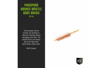 Image of Breakthrough Clean Technologies Phosphorus Bronze Bore Brush, .50 Cal, BT-50PBBB
