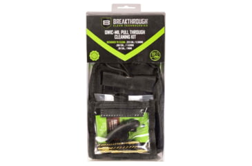 Image of Breakthrough Clean Technologies Qwick Weapon Improved Cleaning Kit - Cable Pull Through, Black, .223 Cal, 0.30 Cal, 9mm, BT-QWIC-MIL-BLK