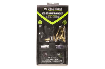 Image of Breakthrough Clean Technologies Rod Cleaning Kit for .308 cal/7.62mm Rifles, Black, BT-LOC-30-BLK