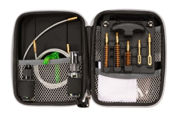 Image of Breakthrough Clean Technologies Shield Series Cable Pull-Through Cleaning Kit, .223, .30 Caliber &amp; 9mm, Black/Gray, BT-MEVA-MIL