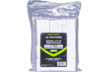 Image of Breakthrough Clean Technologies Square Cotton Patches - 2-1/4in x 2-1/4in - 600pcs/Pack with Plastic Tray, BT-CP-S-2-1/4&quot;-600