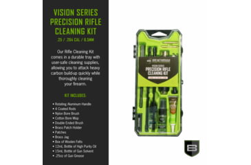 Image of Breakthrough Clean Technologies Vision Series Hard-Case Precision Rifle Cleaning Kit, .25 Caliber/6.5mm, BT-CCC-25R