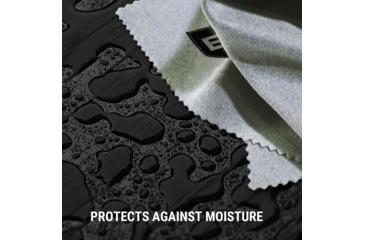 Image of Breakthrough Clean Technologies Weather-Proof Cotton Silicon Gun Cloth, 14x 12in, Gray, BT-SGC