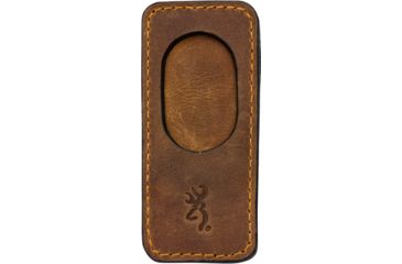 Image of Browning Bg Leather Barrel Rest W/magnetic Insert Brown