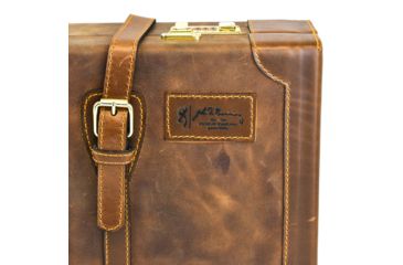 Image of EDEMO Browning Flexible Gun Case J.M.B. Crazy Horse Leather Brown 1428798208, EDEMO1