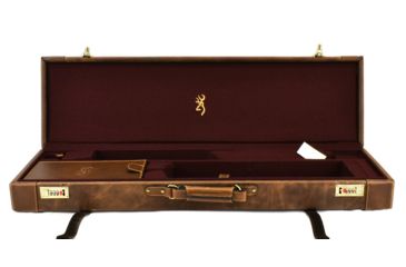 Image of EDEMO Browning Flexible Gun Case J.M.B. Crazy Horse Leather Brown 1428798208, EDEMO1