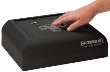 Image of Browning PV500 Pistol Vault w/Biometric Keypad,Textured Black 1601100232