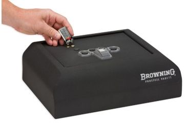 Image of Browning PV500 Pistol Vault w/Biometric Keypad,Textured Black 1601100232