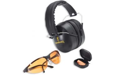 Image of Browning Range Kit w/Shooting Glasses, Earmuffs and Ear Plugs - 126368 