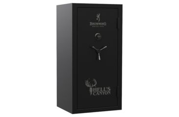 Image of Browning Safes Hell's Canyon 33 Standard Textured Charcoal Black Chrome S&amp;G Mechanical, Textured Charcoal, 33 gun, 1601100307