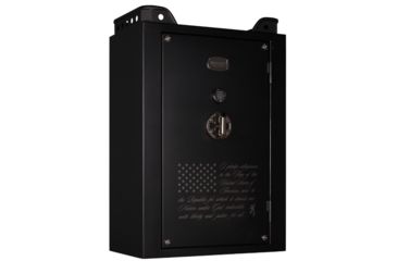 Image of Browning Safes Mark IV 49 Wide Matte Black Stars and Stripes Black Chrome S&amp;G Electronic, Matte Black, 49 gun, 1601100295