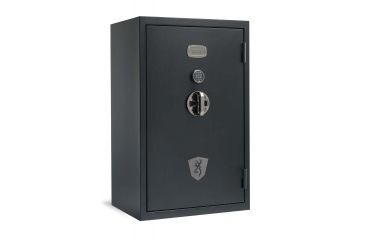 Image of Browning Safes Black Label Mark III Wide MP33 Gun Safe,58x36x27in,Matte Black,Black Chrome,Shield,Securam Electronic Lock 1601100203