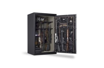 Image of Browning Safes Black Label Mark III Wide MP33 Gun Safe,58x36x27in,Matte Black,Black Chrome,Shield,Securam Electronic Lock 1601100203