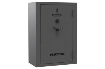 Image of Browning Safes Hawg 49 - Wide Safe, Hammer Gloss Gray Ul Rated Electronic Lock, Black Chrome Trim, 1601100255