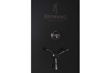 Image of Browning Safes Heavyweight Extra Wide HW41 Gun Safe,60x44x27in,Textured Charcoal,Black Chrome,HW Scroll,S and G Mechanical Lock 1601100175