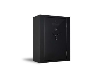 Image of Browning Safes Heavyweight Extra Wide HW41 Gun Safe,60x44x27in,Textured Charcoal,Black Chrome,HW Scroll,Securam Electronic Lock 1601100174