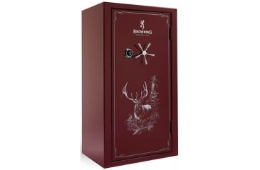 Image of Browning Safes Platinum Plus 72&quot;x40&quot;x28&quot; Fire Safe 47cft Gun Safe Black Cherry