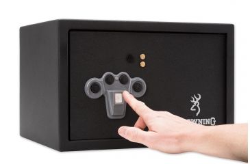 Image of Browning Safes PV1500 Pistol Vault Textured Biometric, Black, 1601100246