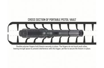 Image of Browning Safes PVPORT Pistol Vault Portable Textured, Black, 1601100240