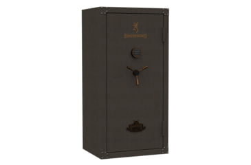 Image of Browning Safes Rawhide RW33 Gun Safe, Electronical Lock, Raw Metal, 33, RW33-MTL-AB-E