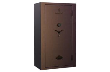 Image of Browning Safes Rawhide RW49T Gun Safe, Electronical Lock, Textured Saddle Brown, 49T, RW49T-SDBRN-AB-E