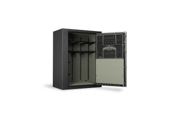 Image of Browning Safes Sporter Extra Wide SP40 Gun Safe,58x44x27in,Hammer Gray,Silver Chrome,Scroll,S and G Mechanical Lock 1601100189