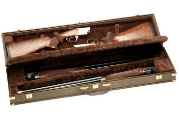 Image of Browning Traditional Two-Gun Fitted Shotgun Case, Brown, 142890