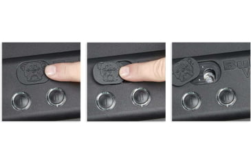 Image of Bulldog Cases &amp; Vaults BD4040L Magnum LED Quick Vault Access Code/Key Black Steel