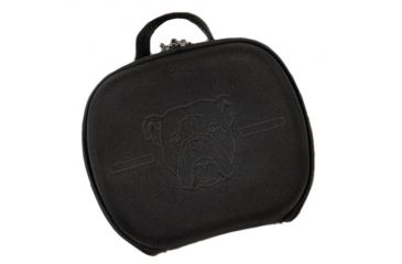 Image of Bulldog Cases &amp; Vaults 7.5 In. X 9 In. Black Molded Nylon Pistol Case with Handles And Egg Crate
