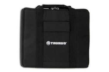 Image of Bulldog Cases &amp; Vaults Black Nylon Hard Pistol Case for 1911 Style Auto - w/Holster, Taurus Logo BD566T