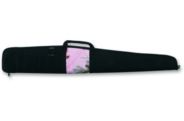 Image of Bulldog Cases &amp; Vaults 52in. Shotgun Case - Black with APHD Pink Camo Panel BD215PC