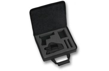 Image of Bulldog Cases &amp; Vaults 12x10in. Pistol Case and Holster, Black w/ Taurus Logo, for Taurus MP BD567T