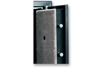 Image of Bulldog Cases 59x28x22 Deluxe Fire Rated Floor Vault w/ Mech. Lock, Shelves- black
