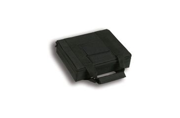Image of Bulldog Cases &amp; Vaults Hard Sided 11x9 Inch Nylon Double Pistol Case - Black