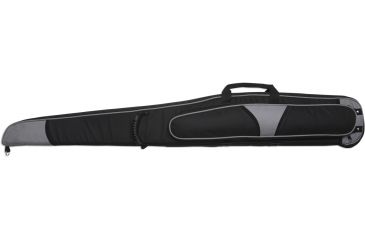 Image of Bulldog Cases &amp; Vaults Hybrid &quot;Magnum&quot; Shotgun Case 52&quot; Black w/ Silver Trim BD273
