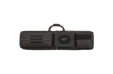 Image of Bulldog Cases Double Suppressor Tactical Rifle Bag, 52 in, Poly Oxford Nylon Material, Black, BDT74-52B