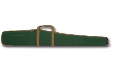 Image of Bulldog Cases &amp; Vaults Deluxe Green with Camel Trim 52in Shotgun Case BD251