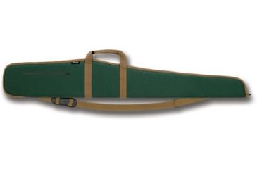 Image of Bulldog Cases &amp; Vaults Extreme Green with Tan Trim 52in Shotgun Case BD281