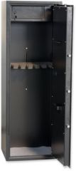 Image of Bulldog Cases &amp; Vaults 57inx19inx14in Standard 8 gun floor safe w/ locking ammo box and digital lock- black BD571914