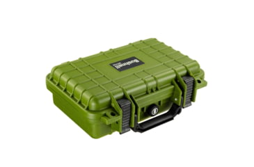 Image of Bushnell 11.6in Waterproof Hard Single Gun Case with Foam, Green, Compact, BN00010-GRN