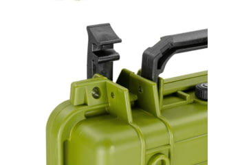 Image of Bushnell 11.6in Waterproof Hard Single Gun Case with Foam, Green, Compact, BN00010-GRN