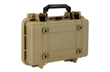 Image of Bushnell 11.6in Waterproof Hard Single Gun Case with Foam, Tan, Compact, BN00010-TAN