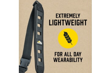 Image of Butler Creek Featherlight Single Point Sling w/Swivels, Black, 190050