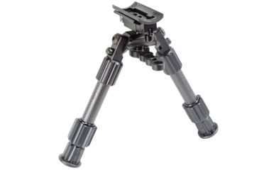 Image of Caldwell Accumax Carbon Fiber Premium Swivel Stud Bipod, 6in-9in, Black, 1092515