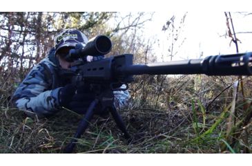 Image of Caldwell AR Bipod Sitting, Black 532255