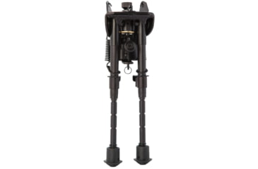 Image of Caldwell XLA External Spring Pivot Position Bipod, 6-9in, Black, 247142