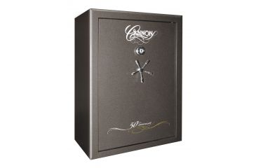 Image of Cannon Safe Anniversary Safe, Hammertone Charcoal Gray, 50 gun C50-H12FDC-15