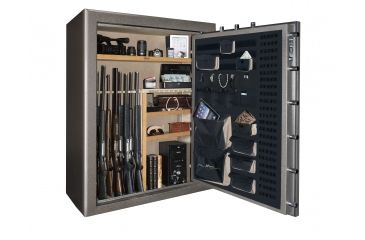 Image of Cannon Safe Anniversary Safe, Hammertone Charcoal Gray, 50 gun C50-H12FDC-15